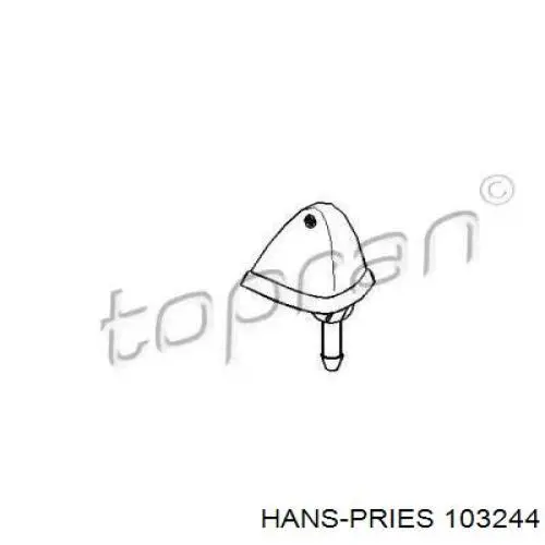 Форсунка омывателя заднего стекла Hans Pries (Topran) 103244