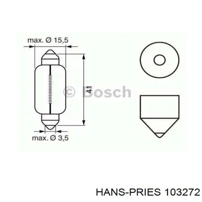 Пыльник тяги Hans Pries (Topran) 103272 цена, от 3.80 USD