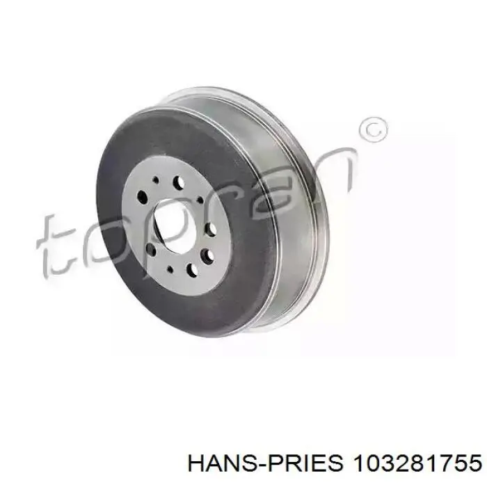 103281755 Hans Pries (Topran) Тормозной барабан