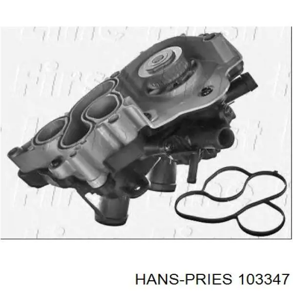 Верхняя шаровая опора Hans Pries (Topran) 103347 цена, от 14.03 USD