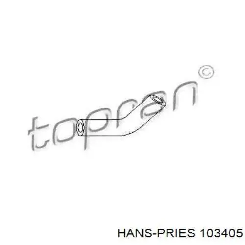 Трубка вакуумного підсилювача гальм 103405 Hans Pries (Topran)
