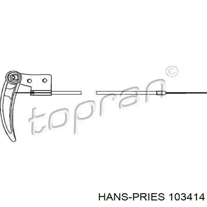 Трос открывания капота Hart 135936 цена, от 6.46 USD