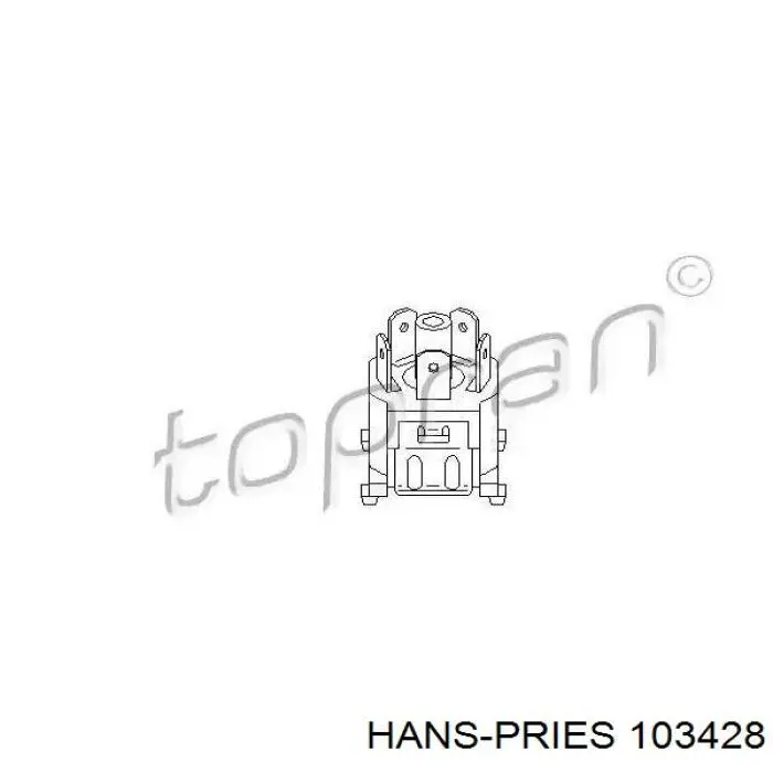 103428 Hans Pries (Topran) блок управления режимами отопления/кондиционирования