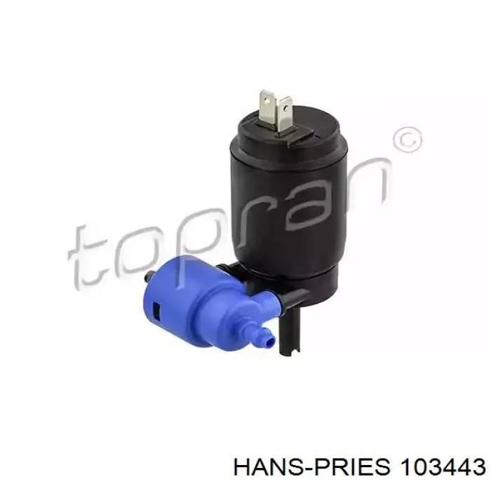 103443 Hans Pries (Topran) насос-мотор омывателя стекла переднего/заднего