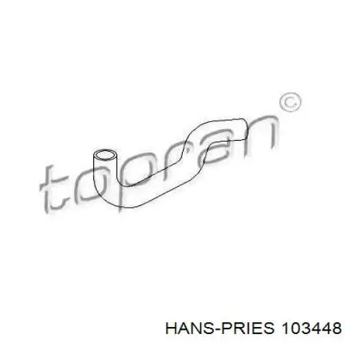 Шланг радиатора, нижний Hans Pries (Topran) 103448 цена, от 4.68 USD