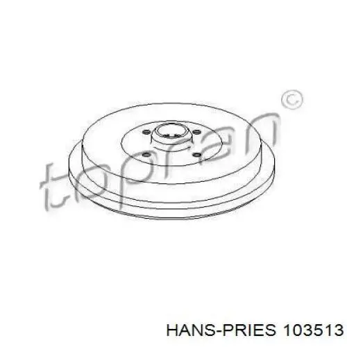 Тормозной барабан 103513 Hans Pries (Topran)