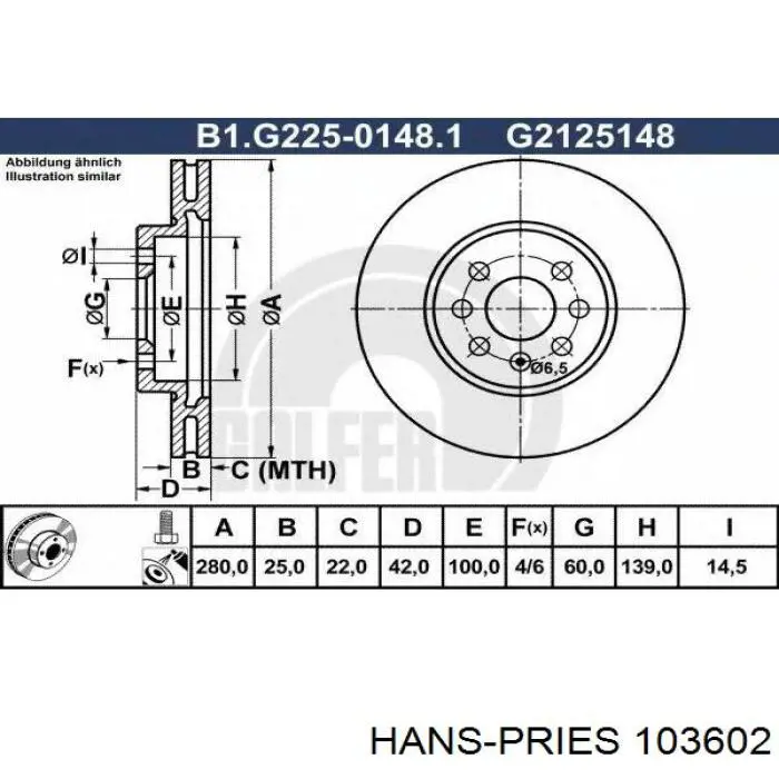 ГЦС Hans Pries (Topran) 103602 цена, от 28.02 USD