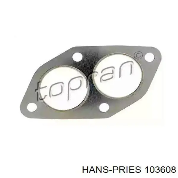 103608 Hans Pries (Topran) прокладка приемной трубы глушителя