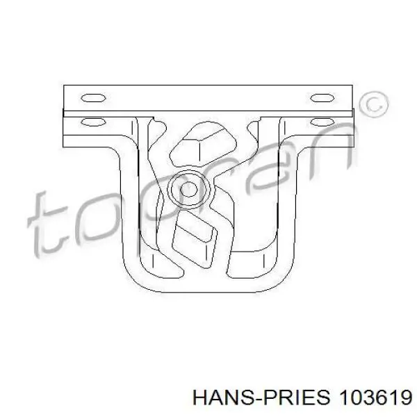 Купить 103619 Hans Pries (Topran) Пыльник амортизатора