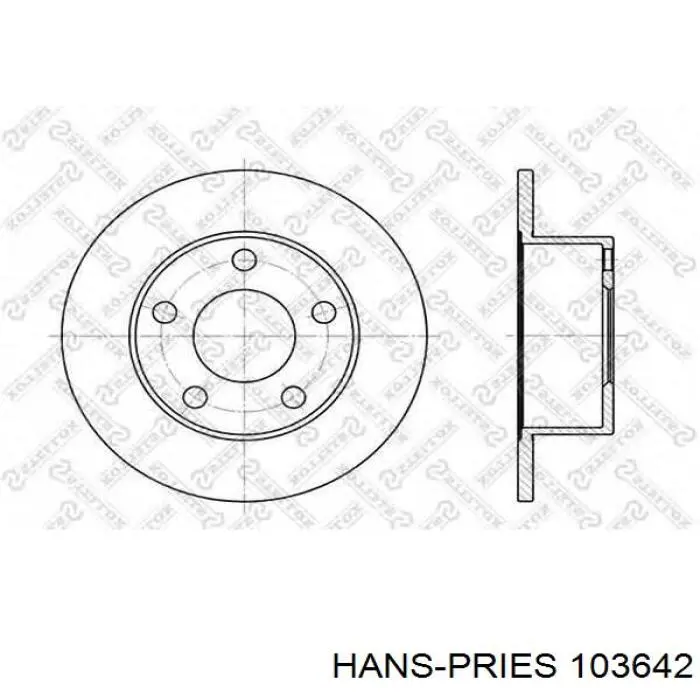 Подушка крепления радиатора верхняя Hans Pries (Topran) 103642 цена, от 1.91 USD