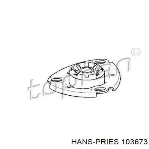 Опора стойки амортизатора переднего Hans Pries (Topran) 103673 цена, от 6.64 USD