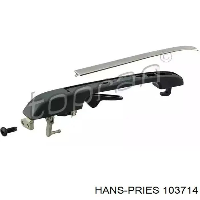 103714 Hans Pries (Topran) ручка двери задней наружная правая