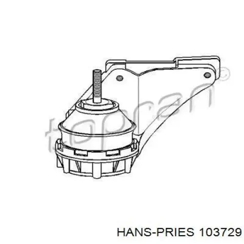 Левая подушка двигателя 103729 Hans Pries (Topran)