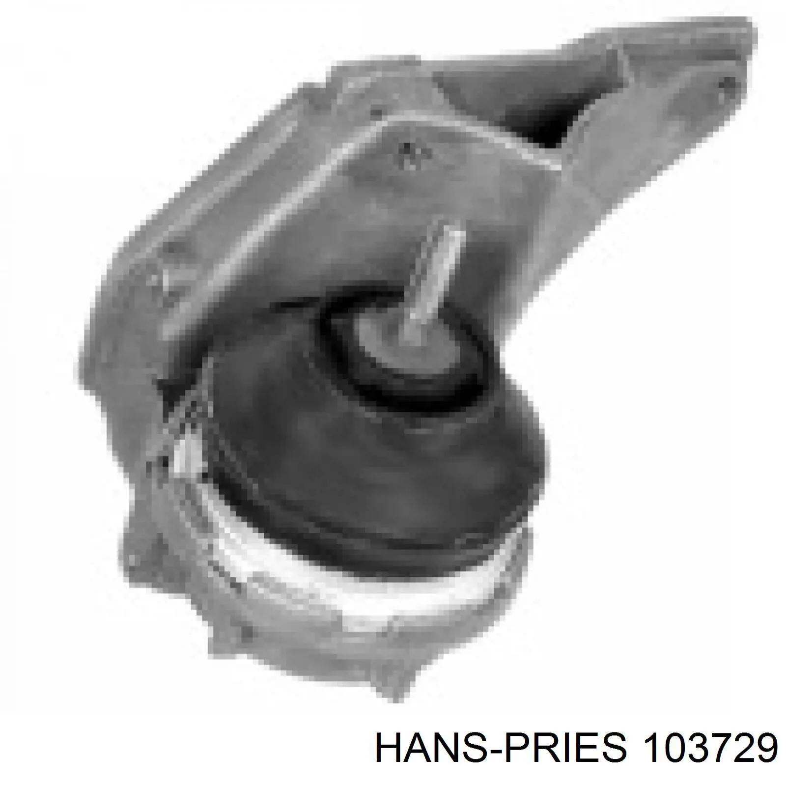 Гидроопора двигателя левая Hans Pries (Topran) 103729 цена, от 42.22 USD