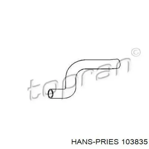 Купить 103835 Hans Pries (Topran) Патрубок радиатора