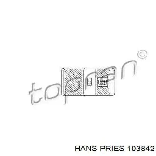 103842 Hans Pries (Topran) кнопка включения обогрева заднего стекла