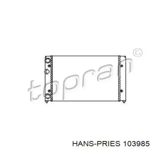 103 985 Hans Pries (Topran) радиатор