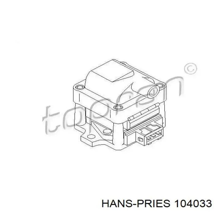 Катушка зажигания 104033 Hans Pries (Topran)