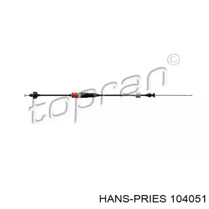 Подушка двигателя левая/правая Hans Pries (Topran) 104051