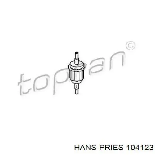 104123 Hans Pries (Topran) топливный фильтр