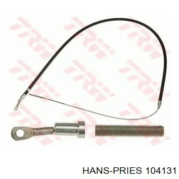 Нижний шлаг радиатора охлаждения 104131 Hans Pries (Topran)