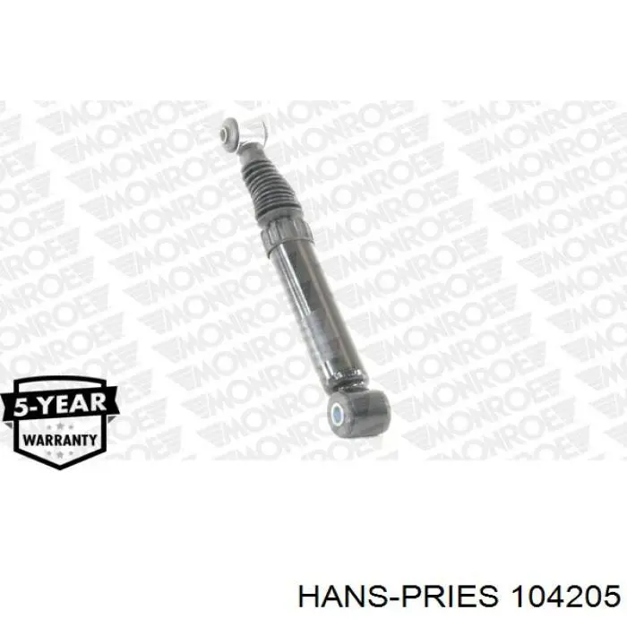 Патрубок системы охлаждения Hans Pries (Topran) 104205