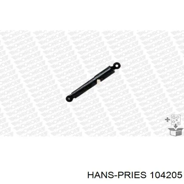 Купить 104205 Hans Pries (Topran) Патрубок радиатора