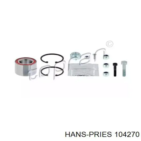 Подшипник ступицы 104270 Hans Pries (Topran)