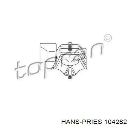 Левая/правая опора двигателя 104282 Hans Pries (Topran)