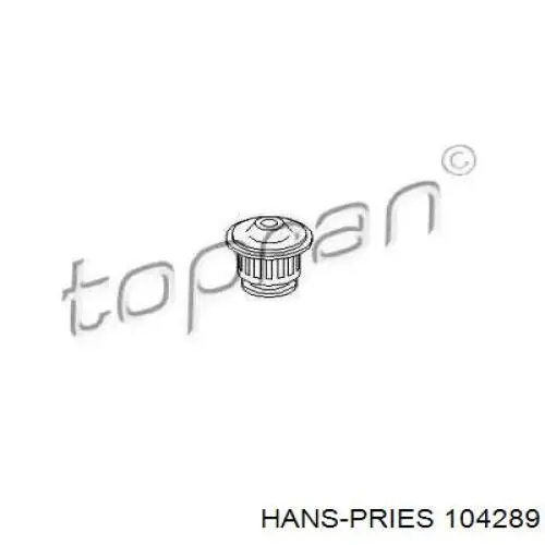 104 289 Hans Pries (Topran) сайлентблок (подушка передней балки (подрамника))