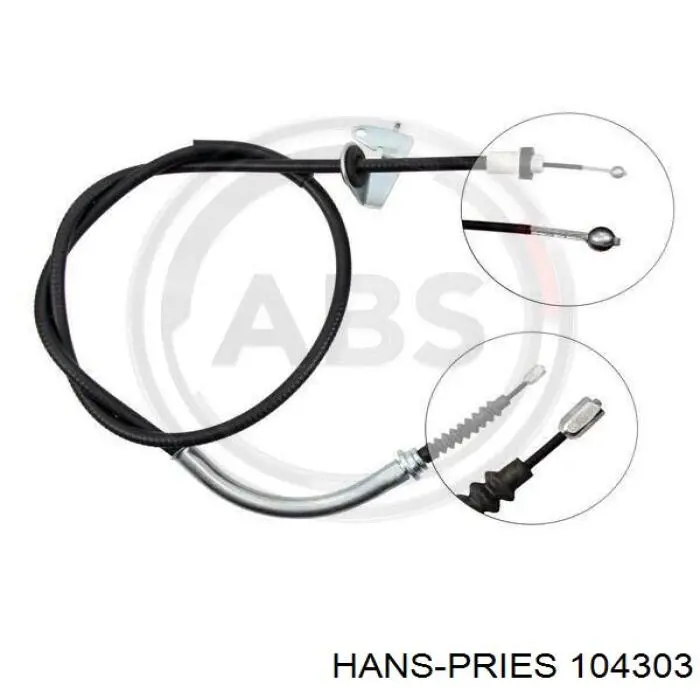 Рычаг передней подвески нижний левый/правый 104303 Hans Pries (Topran)