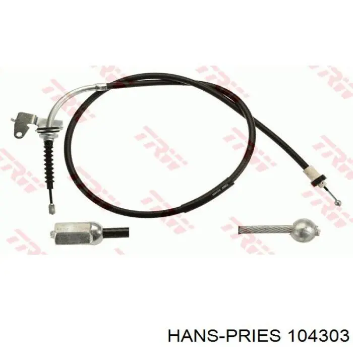 Купить 104303 Hans Pries (Topran) Рычаг передней подвески нижний левый/правый