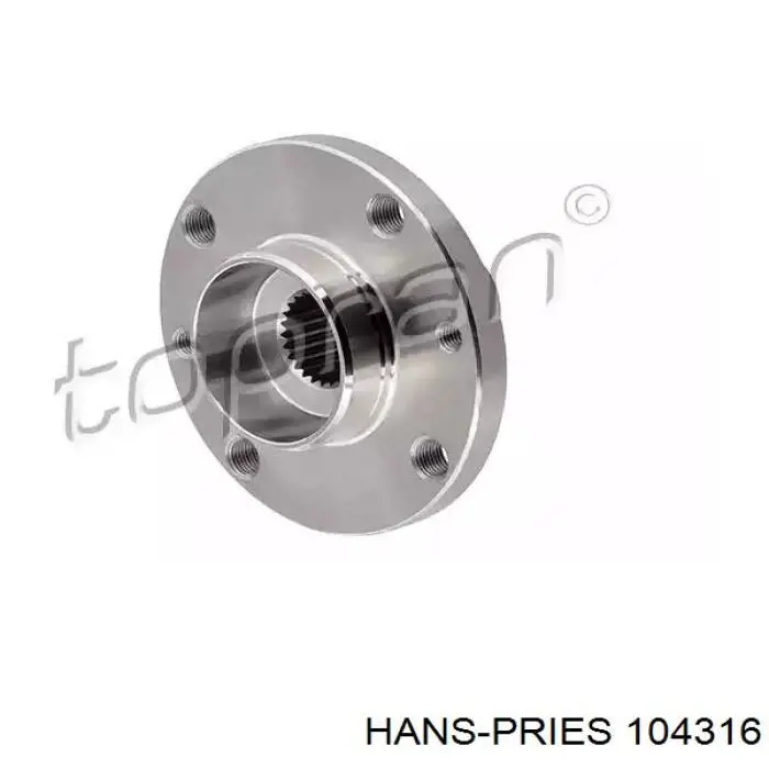 Передняя ступица 104316 Hans Pries (Topran)
