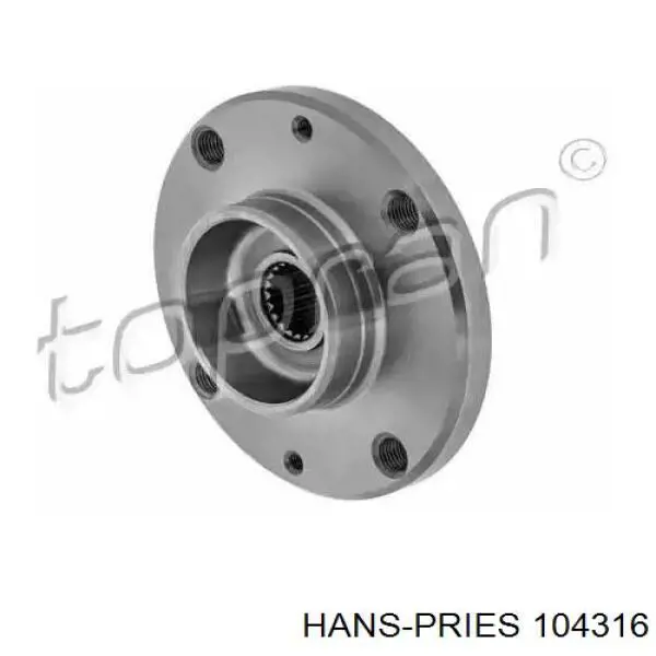 Купить 104316 Hans Pries (Topran) Ступица переднего колеса