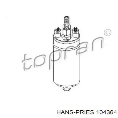 104364 Hans Pries (Topran) топливный насос электрический погружной
