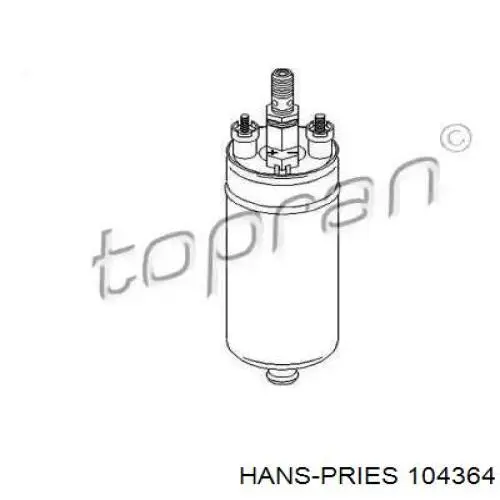 104364 Hans Pries (Topran) bomba de combustível elétrica submersível