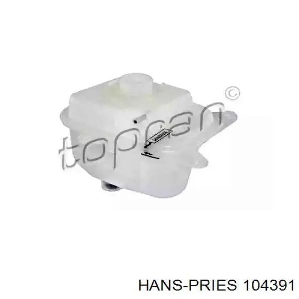 Бачок системы охлаждения двигателя расширительный Hans Pries (Topran) 104391 цена, от 17.43 USD