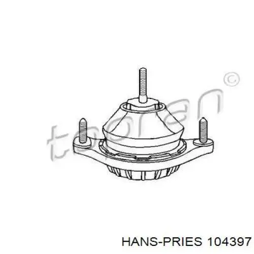 Левая подушка двигателя 104397 Hans Pries (Topran)