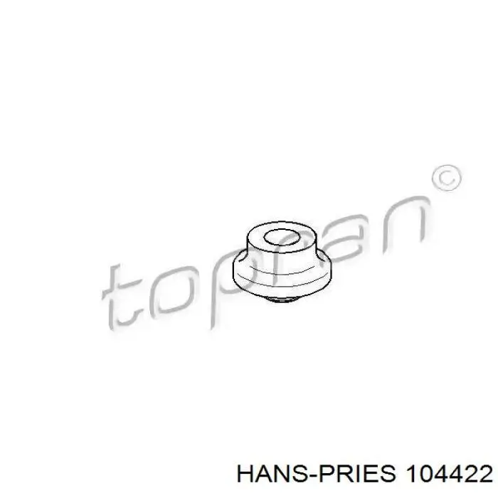 Передняя опора двигателя 104422 Hans Pries (Topran)