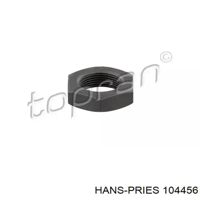 104456 Hans Pries (Topran) porca de cubo traseiro