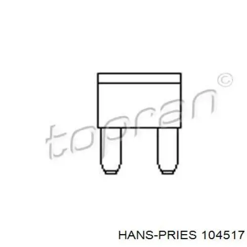 Предохранитель 104517 Hans Pries (Topran)