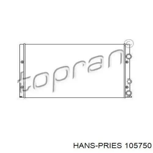 Радиатор 105750 Hans Pries (Topran)