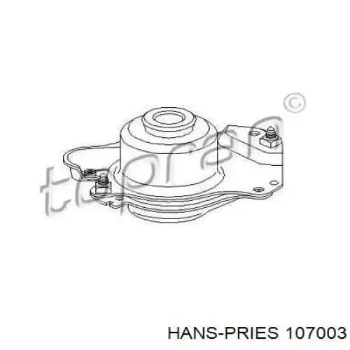 Левая подушка двигателя 107003 Hans Pries (Topran)