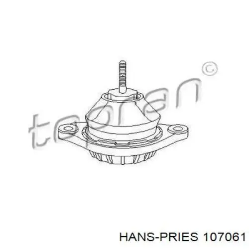 107061 Hans Pries (Topran) подушка (опора двигателя левая/правая)