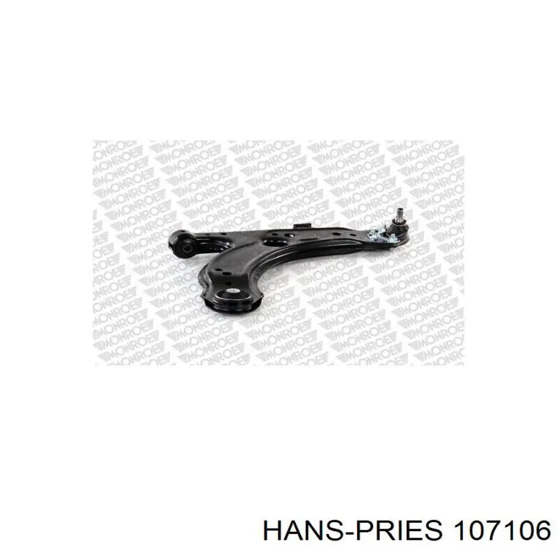 107106 Hans Pries (Topran) Рычаг передней подвески нижний, левый/правый