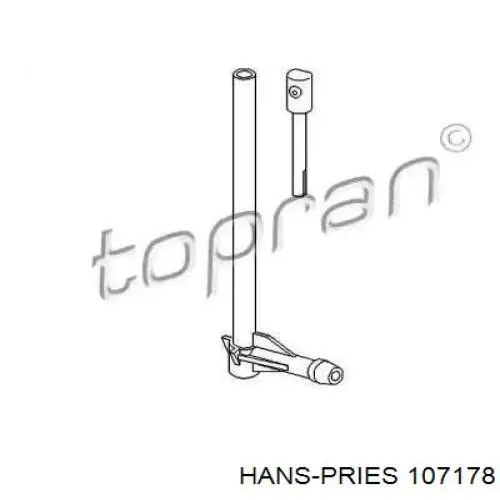 Форсунка омывателя заднего стекла Hans Pries (Topran) 107178 цена, от 2.22 USD