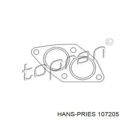 Прокладка глушителя 107205 Hans Pries (Topran)