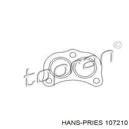 107210 Hans Pries (Topran) прокладка глушителя