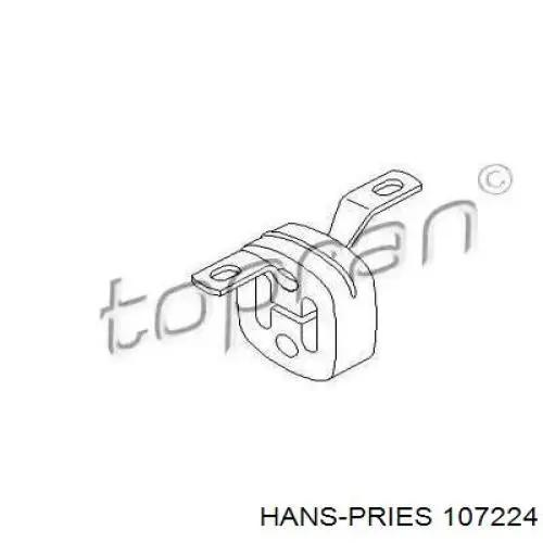 107224 Hans Pries (Topran) подушка крепления глушителя