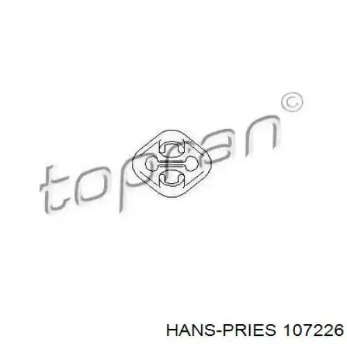 107226 Hans Pries (Topran) подушка глушителя